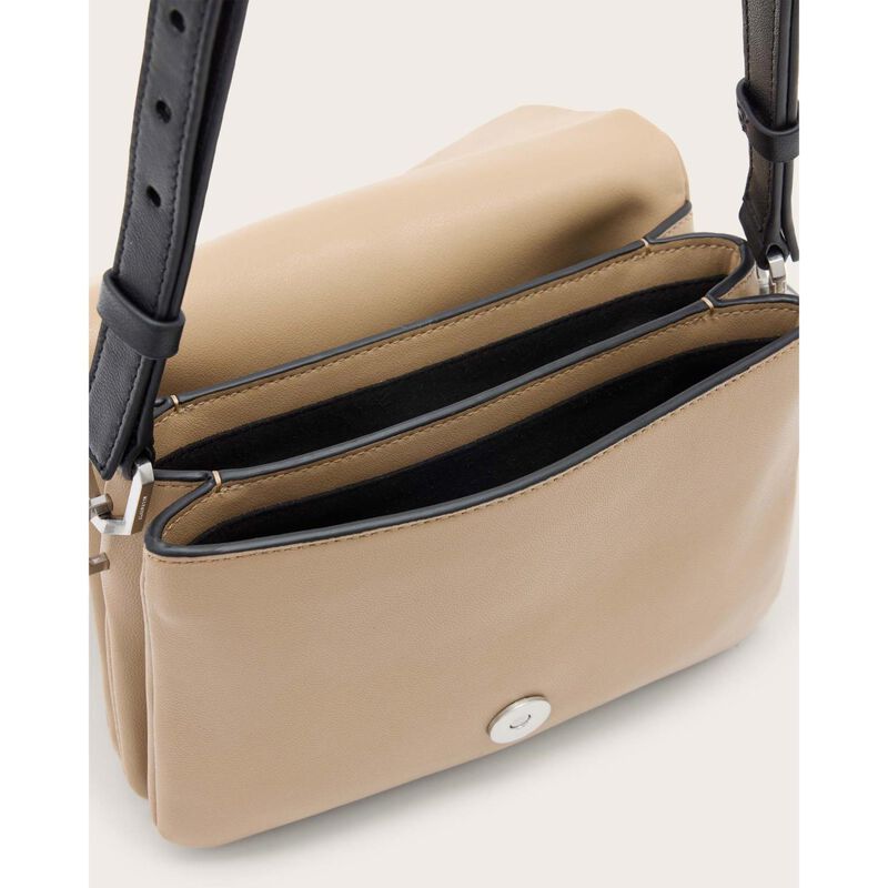 AllSaints Jupiter Leather Crossbody Bag image number 2